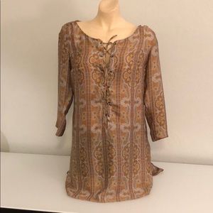Faux silk H&M tunic